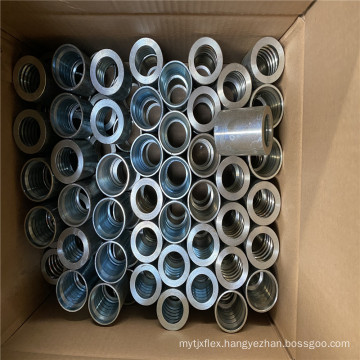 Hydraulic Hose Ferrule Sae JIC Factory Wholesale Carbon Steel Hydraulic Hose Fittings